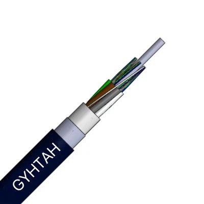 เทปอลูมิเนียมกึ่งแห้งผูกมัดสายเคเบิลออปติคัล LSZH Sheath